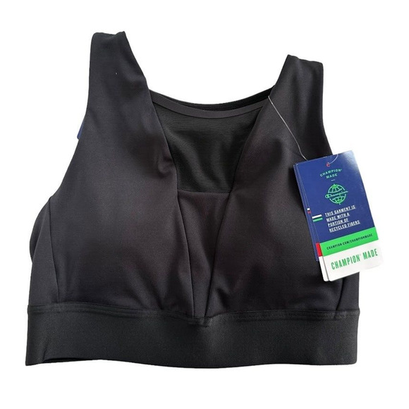 Champion Sports Bra S Absolute Eco Shape Double Dry Racerback Pullover Maximum - Picture 1 of 7